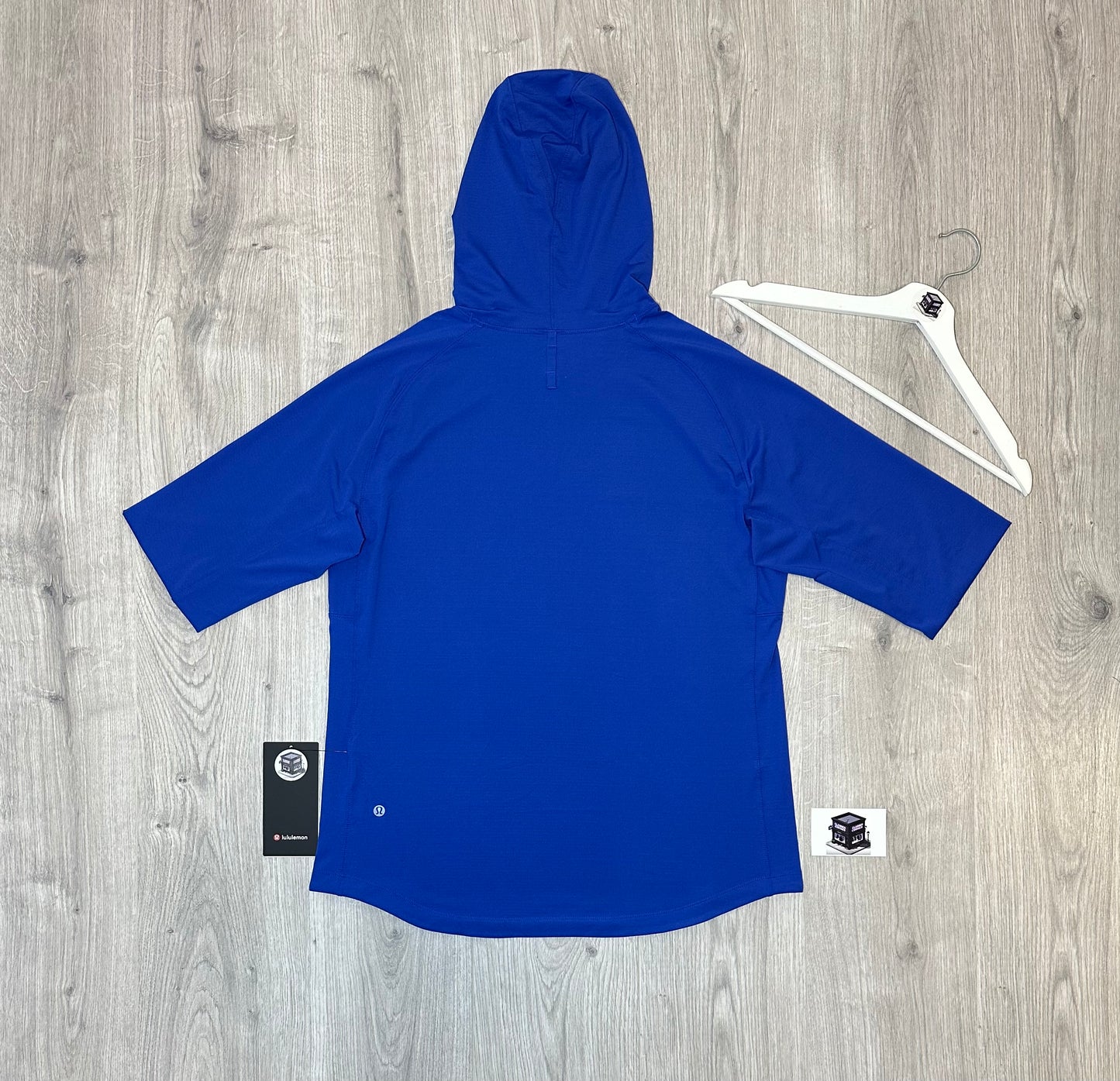 LULULEMON LICENSE TO TRAIN HOODIE BEACH BALL BLUE