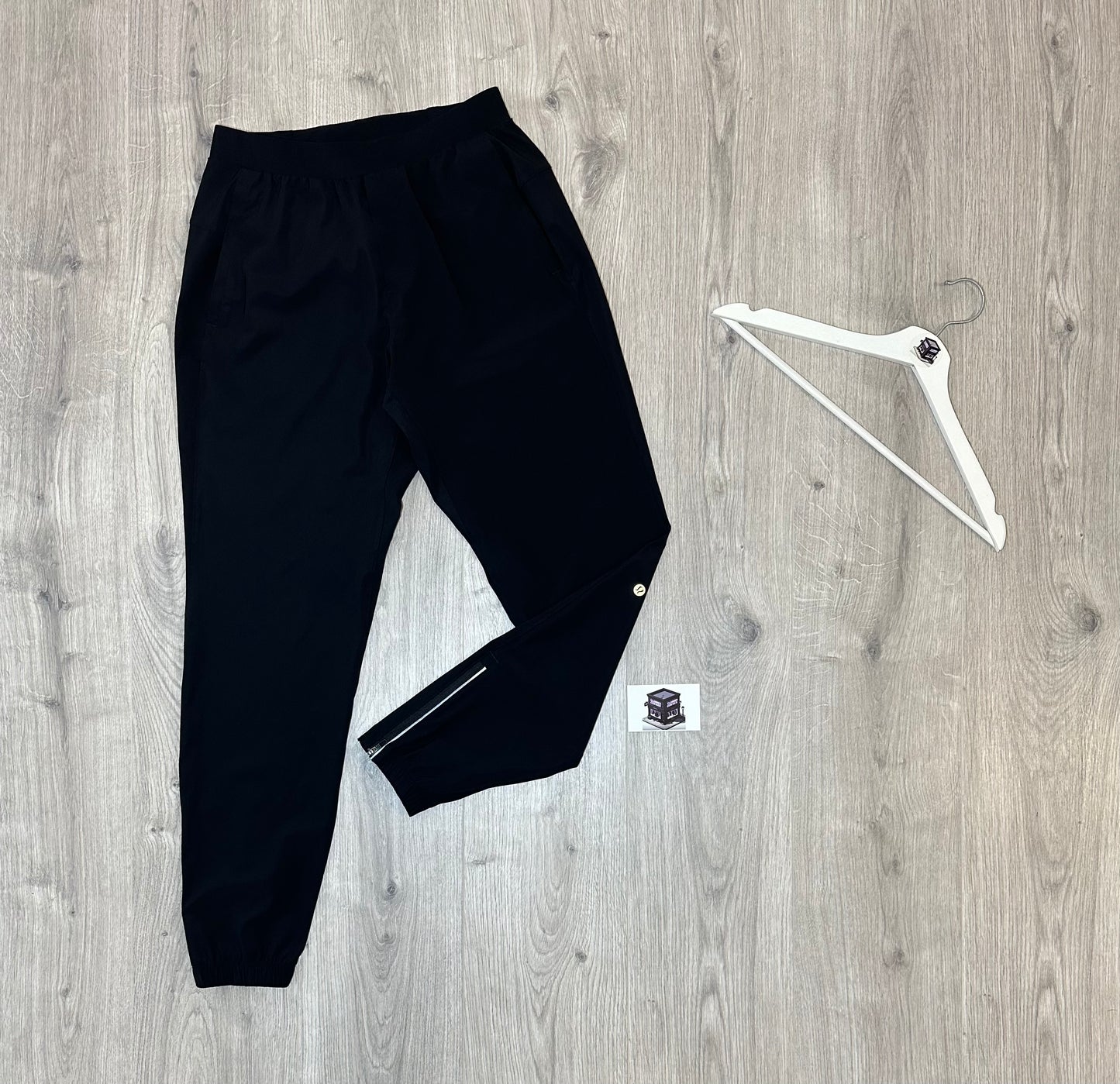 LULULEMON CROSS CHILL TRACKSUIT BLACK SIZE SMALL