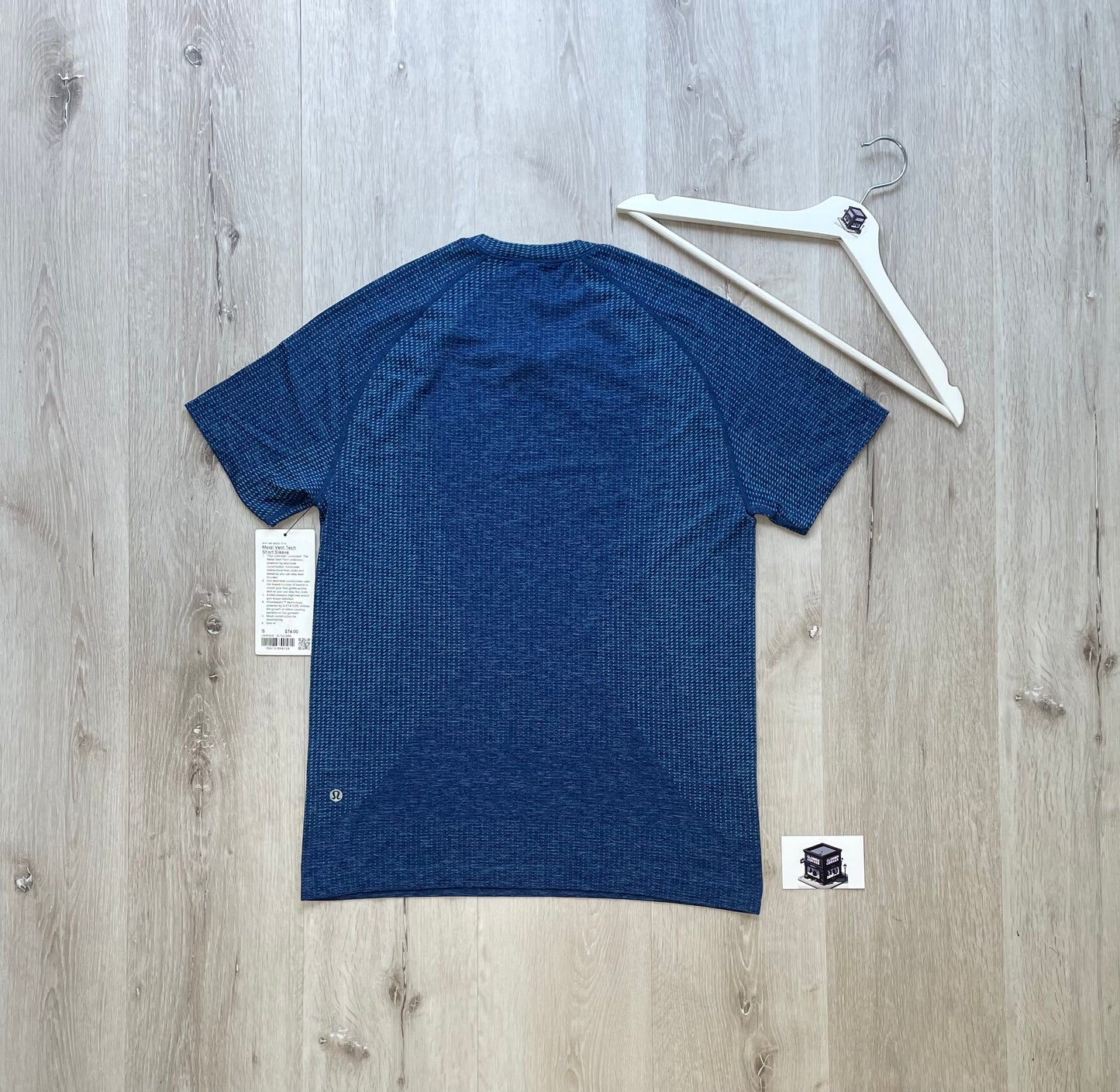 LULULEMON METAL VENT TECH T-SHIRT BLUE