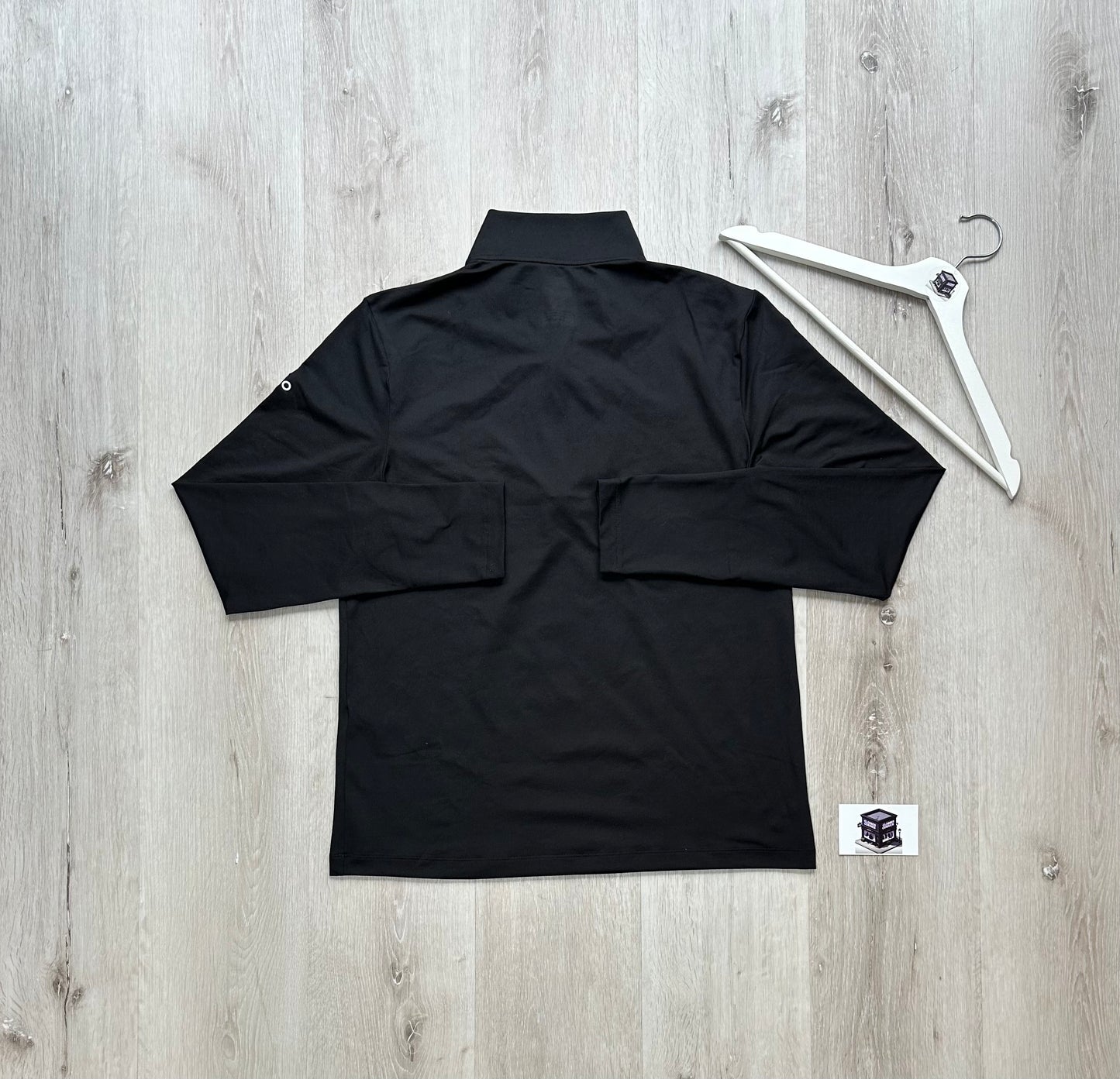 ALO CONQUER 1/4 ZIP REFORM LONG SLEEVE BLACK