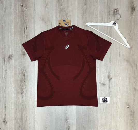 ASICS SEAMLESS SET DARK RED/BLACK