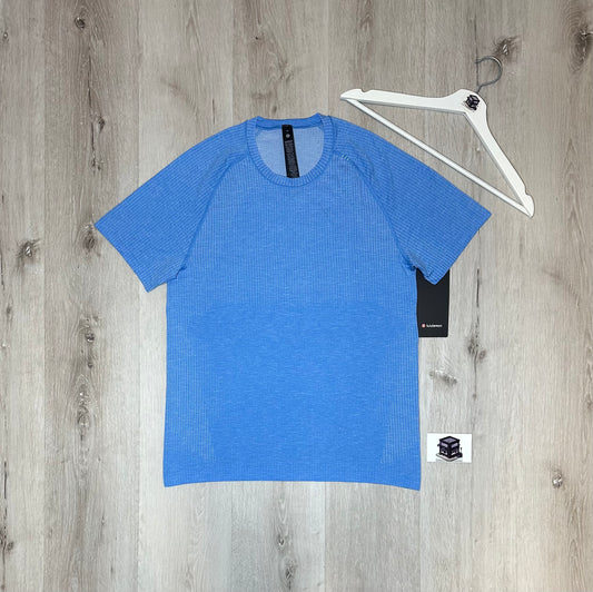 LULULEMON METAL VENT TECH SHORT-SLEEVE SHIRT POOL PARTY BLUE