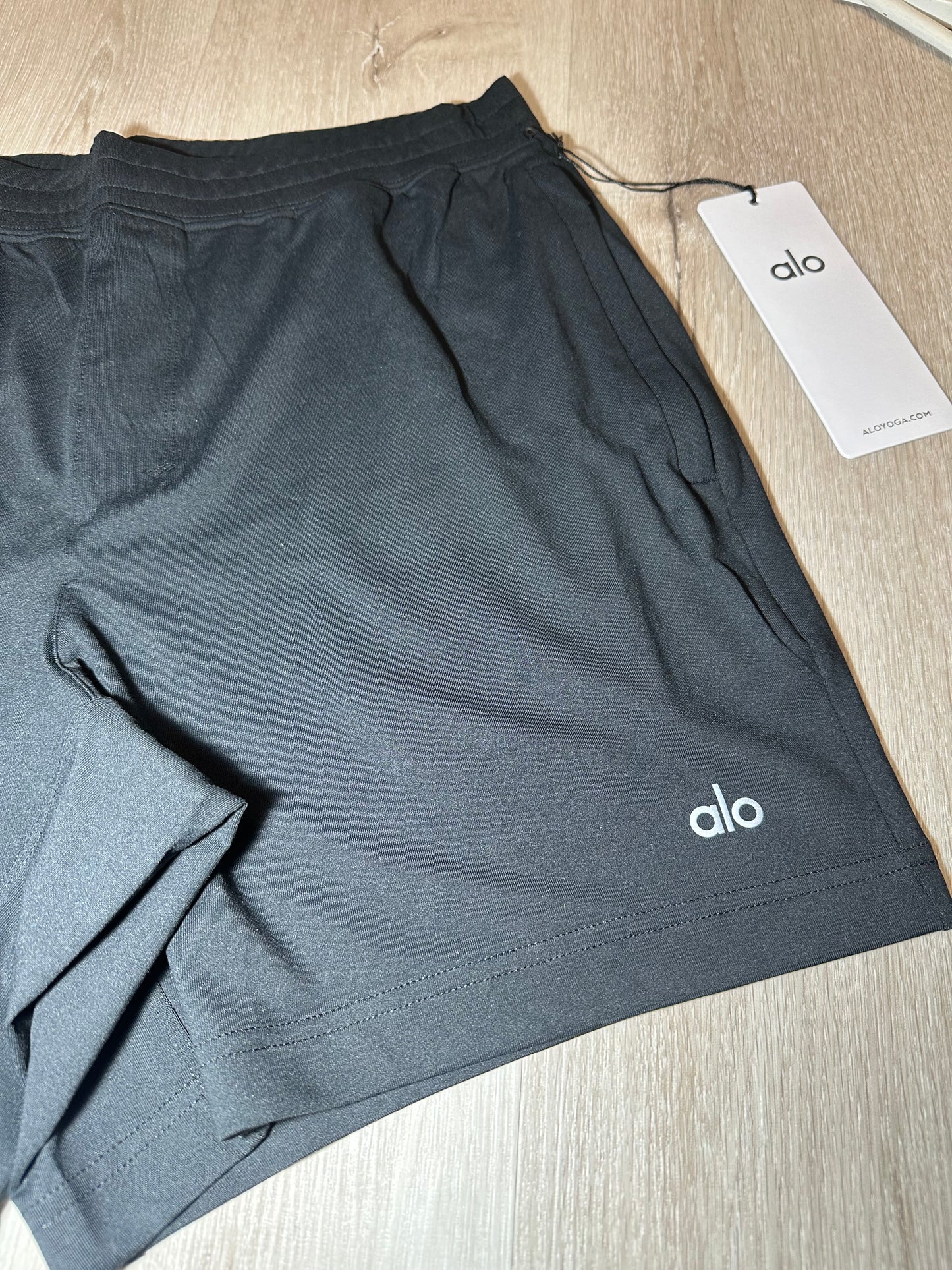 ALO CONQUER REFORM HOODIE SET BLACK