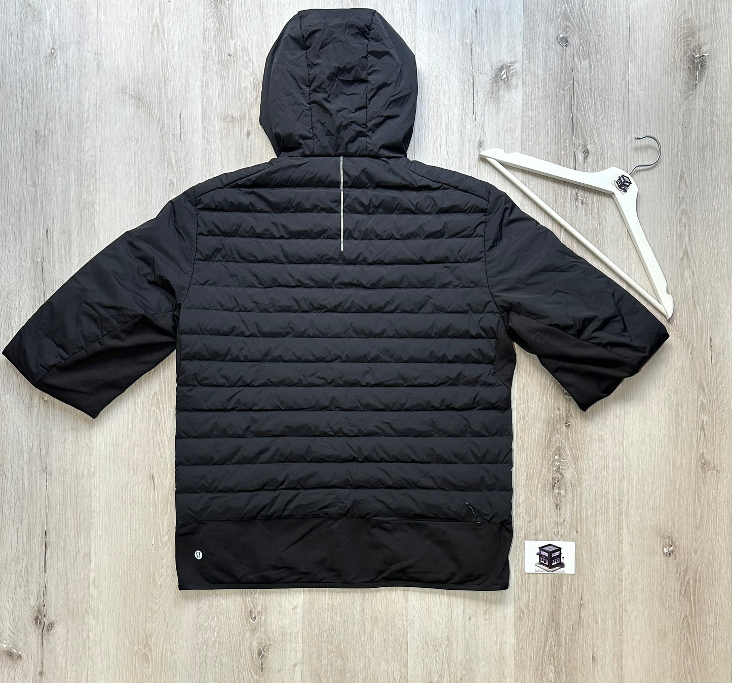 LULULEMON DOWN FOR IT ALL 700-FILL HOODIE BLACK