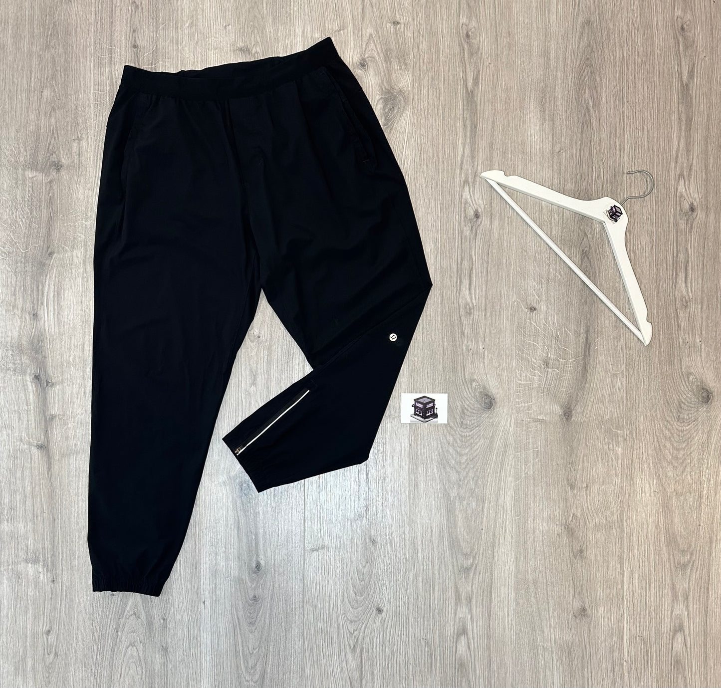 LULULEMON WARP LIGHT TRACKSUIT GREY/BLACK SIZE LARGE