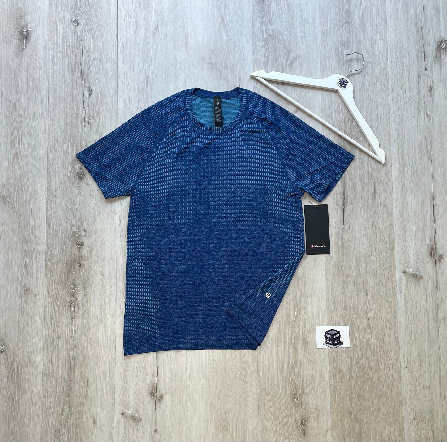 LULULEMON METAL VENT TECH T-SHIRT BLUE