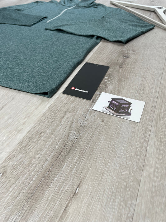 LULULEMON SOFT JERSEY HALF ZIP TEAL