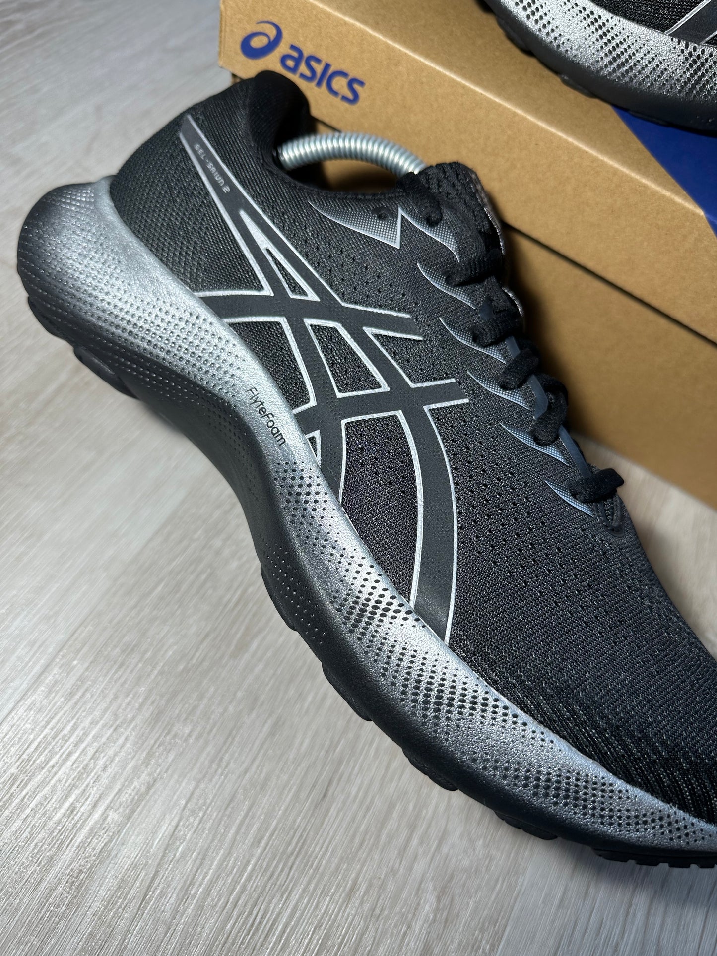 ASICS GEL-SAIUN 2 BLACK/PURE SILVER