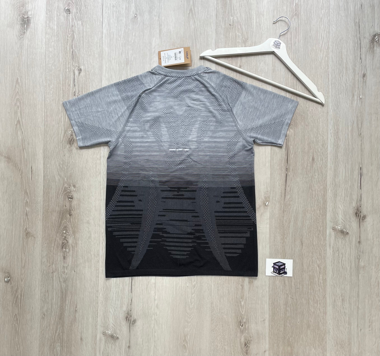 ASICS SEAMLESS T-SHIRT BLACK/GREY
