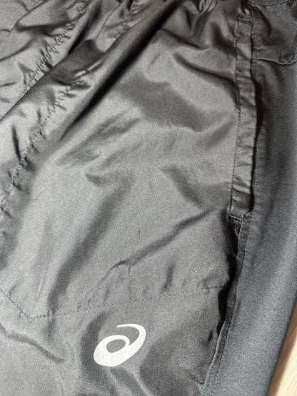 ASICS FUJITRAIL TRACKSUIT BLACK SIZE MEDIUM PANTS & SMALL JACKET