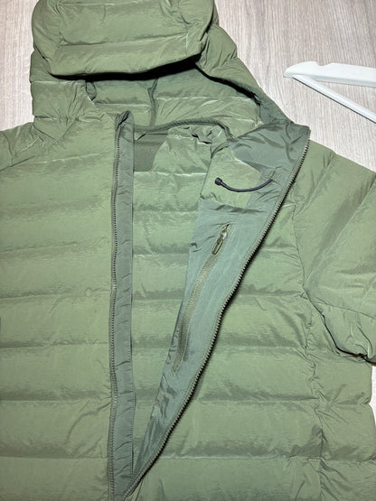 LULULEMON NAVIGATION STRETCH DOWN JACKET KHAKI SIZE MEDIUM