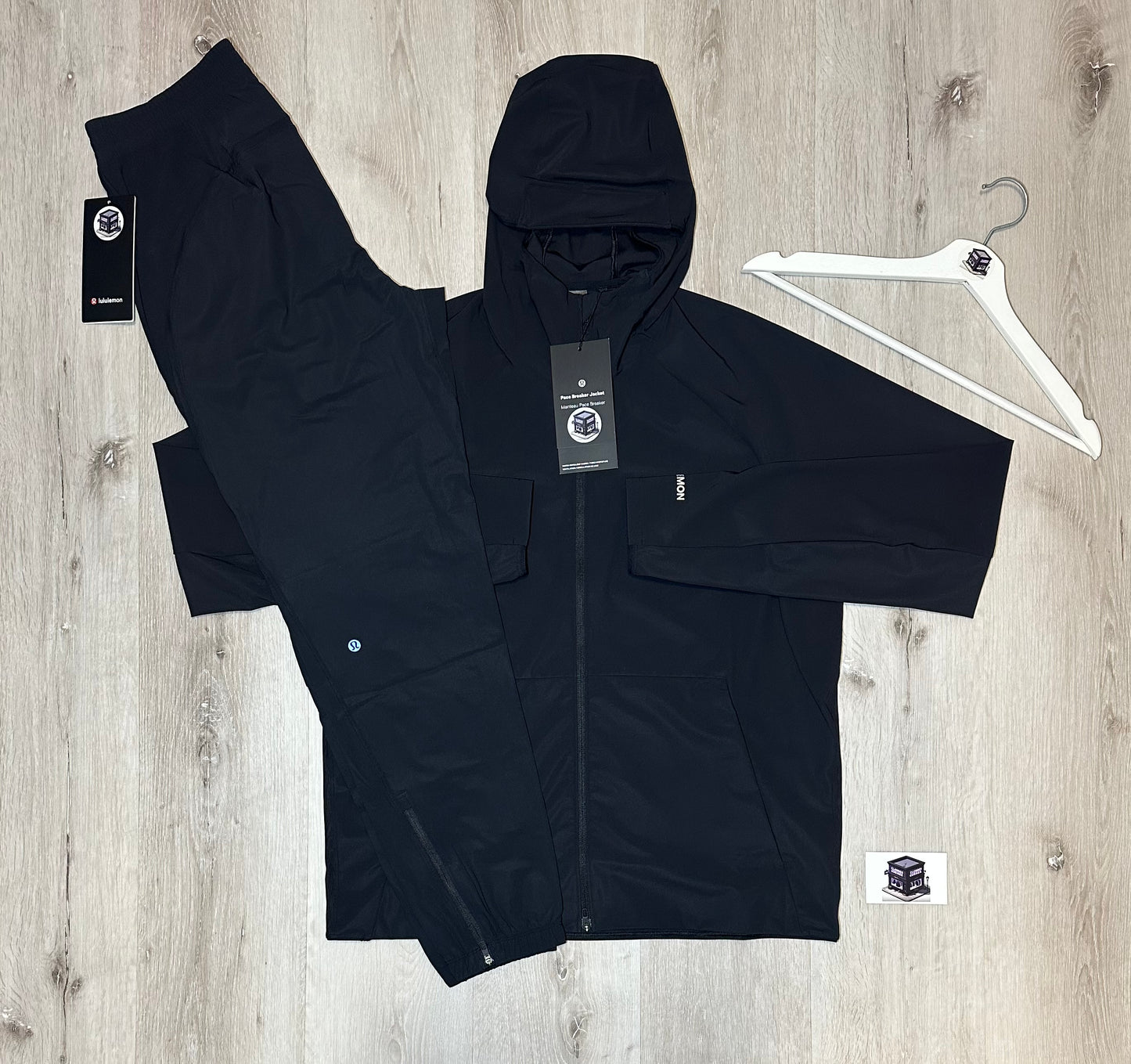LULULEMON PACE BREAKER TRACKSUIT BLACK