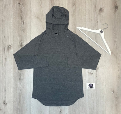 LULULEMON HOODIE TRACKSUIT GREY/BLACK SIZE MEDIUM