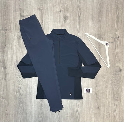 ON RUNNING TRACKSUIT NAVY SIZE SMALL