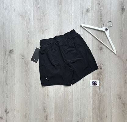 LULULEMON SHORTS & T-SHIRT SET GREY/BLACK