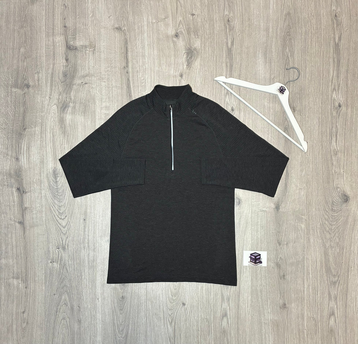 LULULEMON METAL VENT 1/4 ZIP TRACKSUIT GREY SIZE SMALL