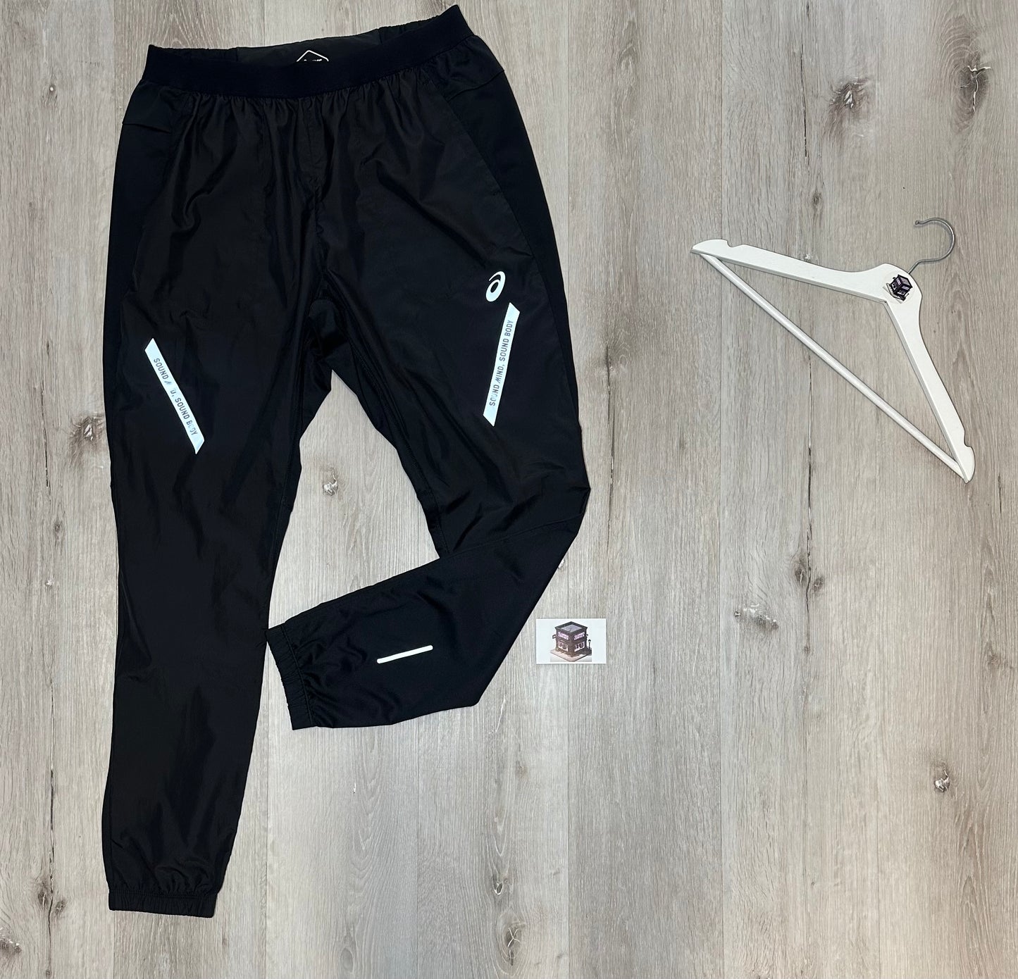 ASICS LITE SHOW TRACKSUIT TEAL/BLACK SIZE LARGE