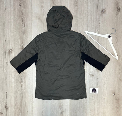 ON RUNNING TRACKSUIT KHAKI/BLACK SIZE SMALL