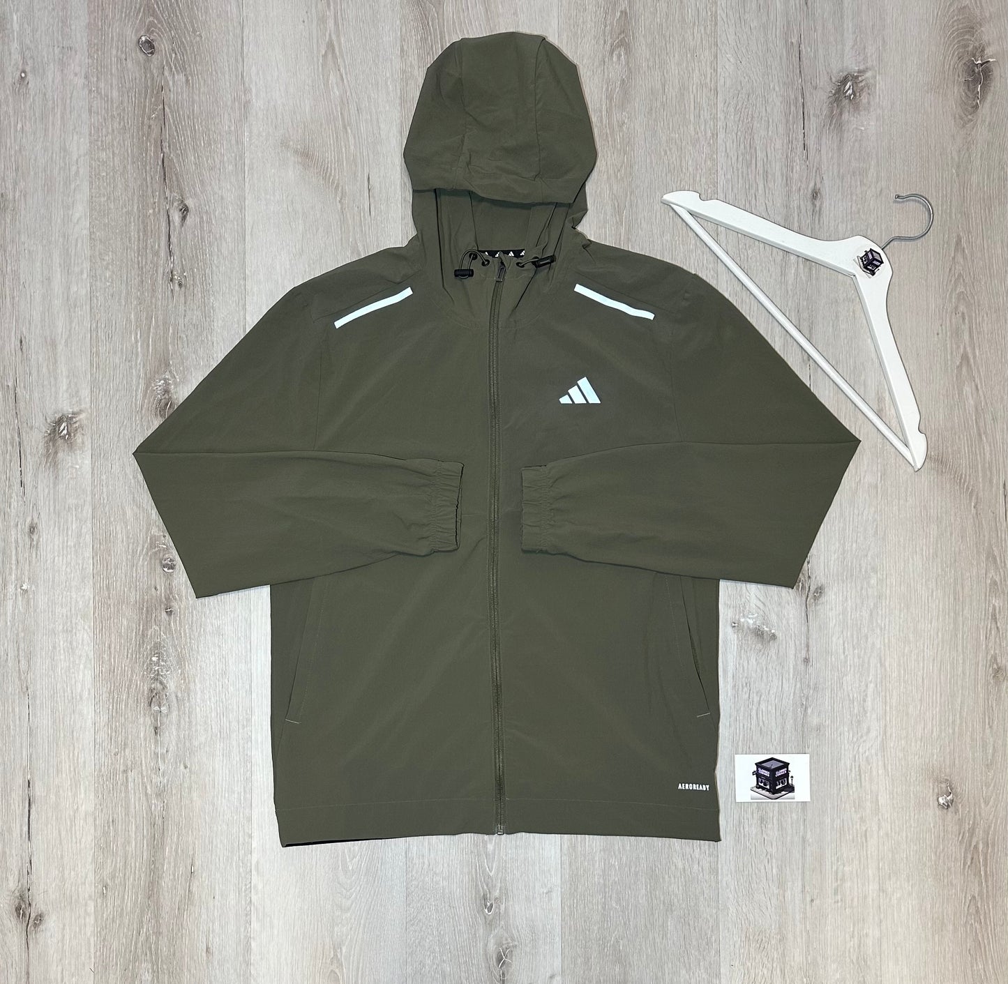 ADIDAS CLIMACOOL TRACKSUIT KHAKI SIZE SMALL