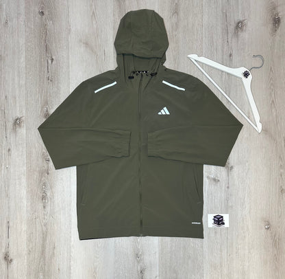 ADIDAS CLIMACOOL TRACKSUIT KHAKI SIZE SMALL