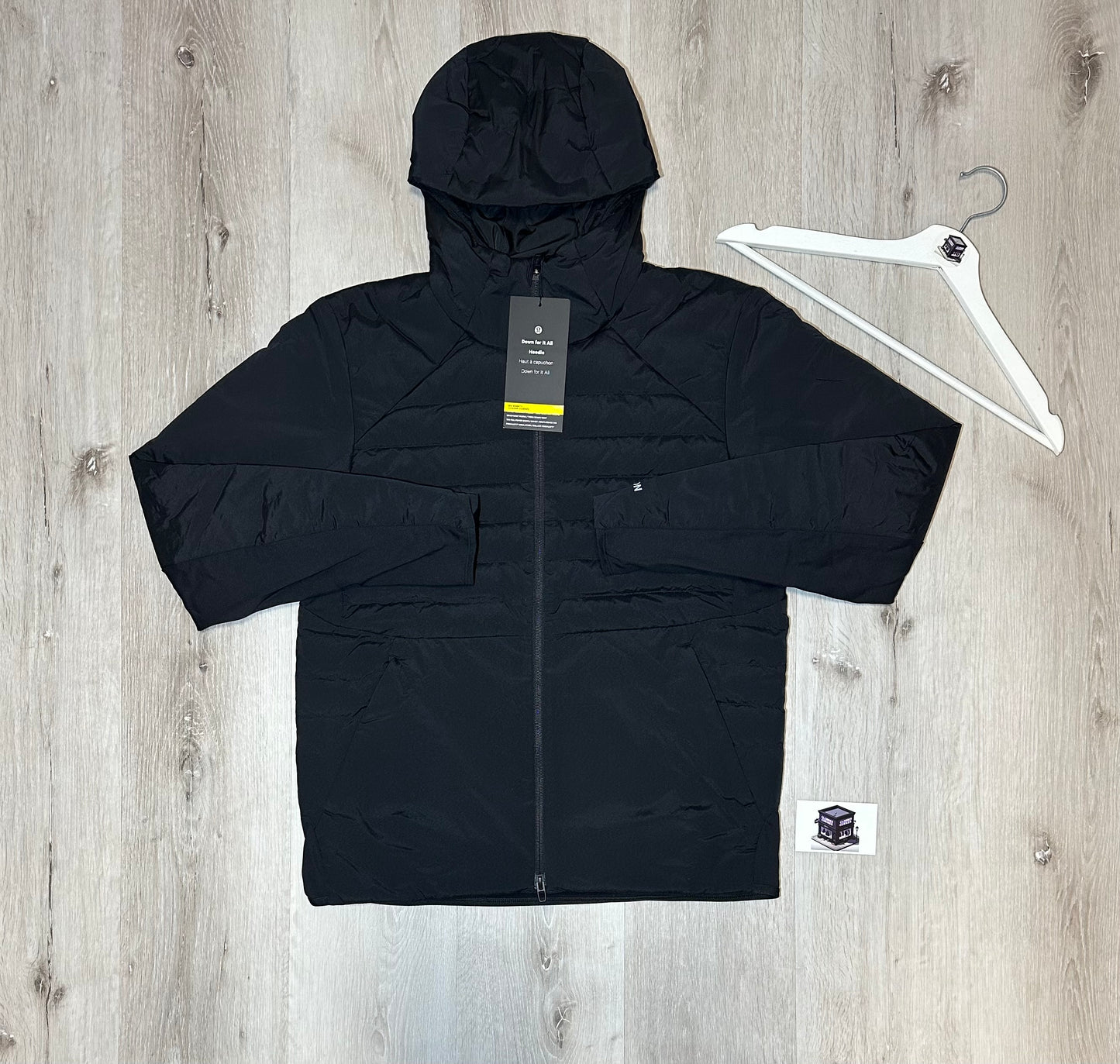 LULULEMON DOWN FOR IT ALL HOODIE BLACK