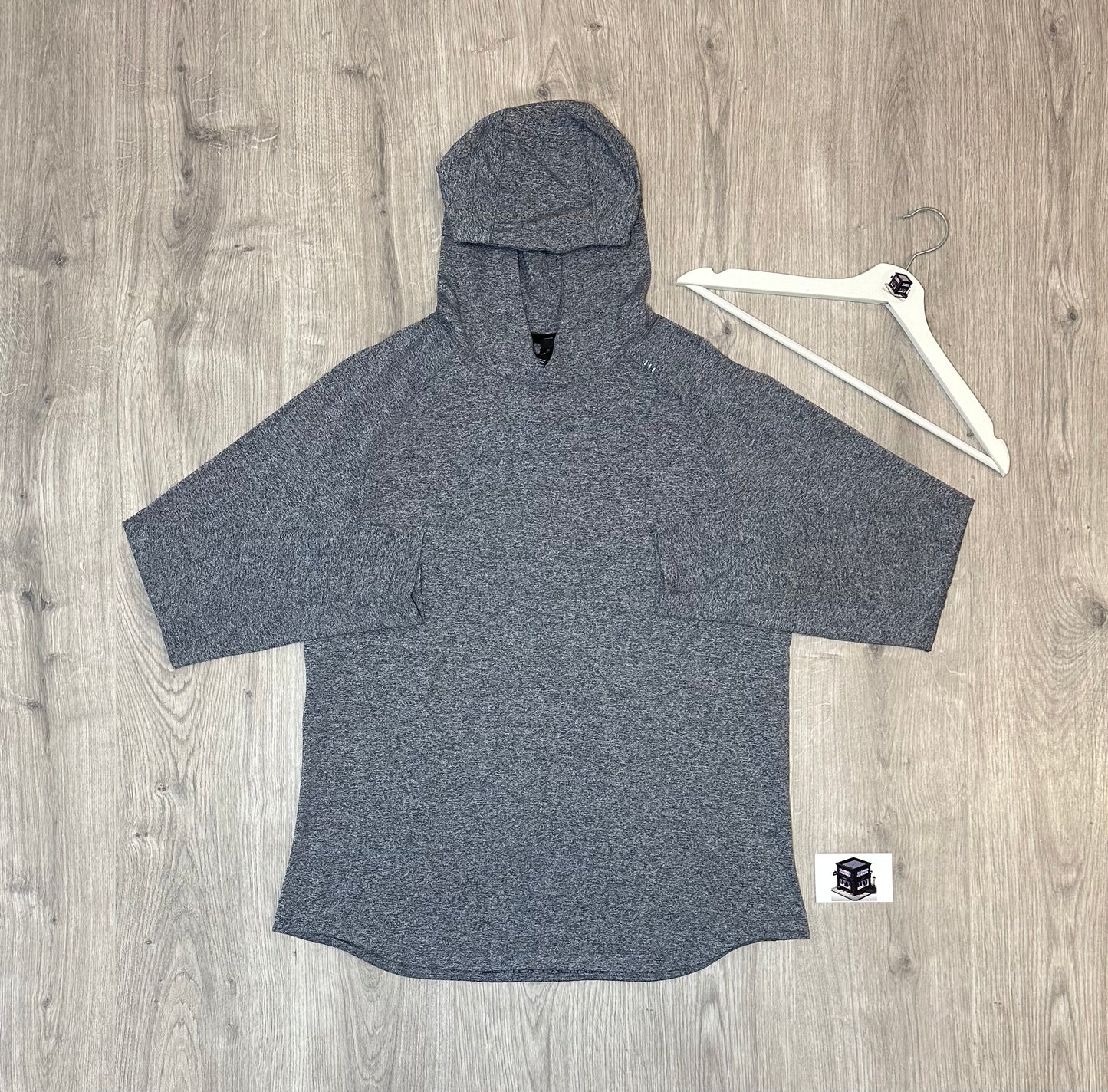 LULULEMON HOODIE TRACKSUIT HEATHERED NAVY/BLACK SIZE XL