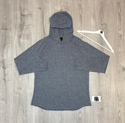 LULULEMON HOODIE TRACKSUIT HEATHERED NAVY/BLACK SIZE XL