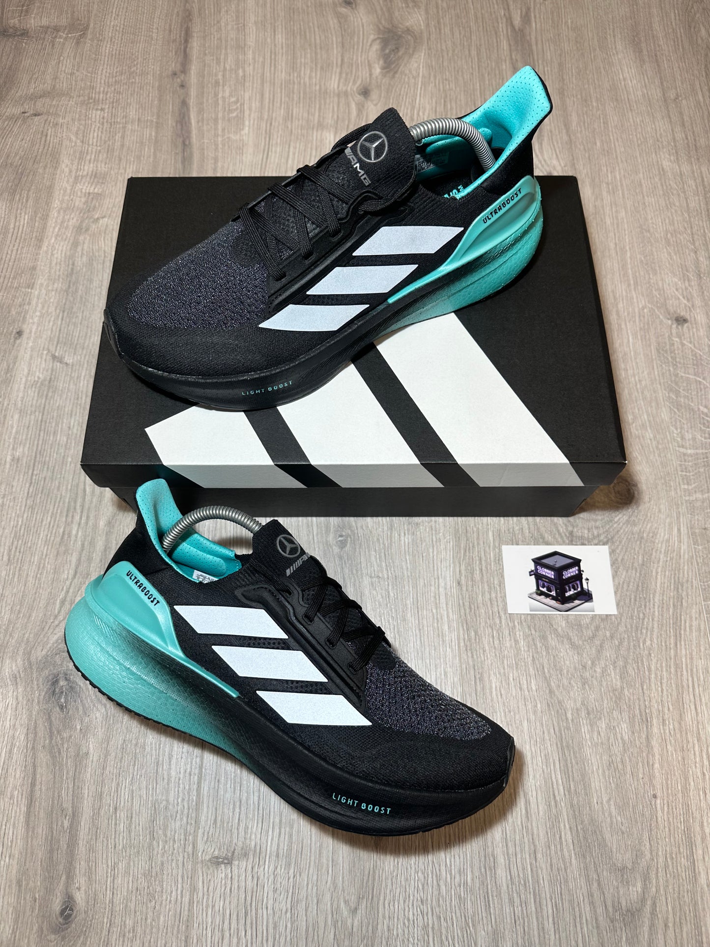 ADIDAS ULTRABOOST 5 MERCEDES AMG BLACK/TEAL