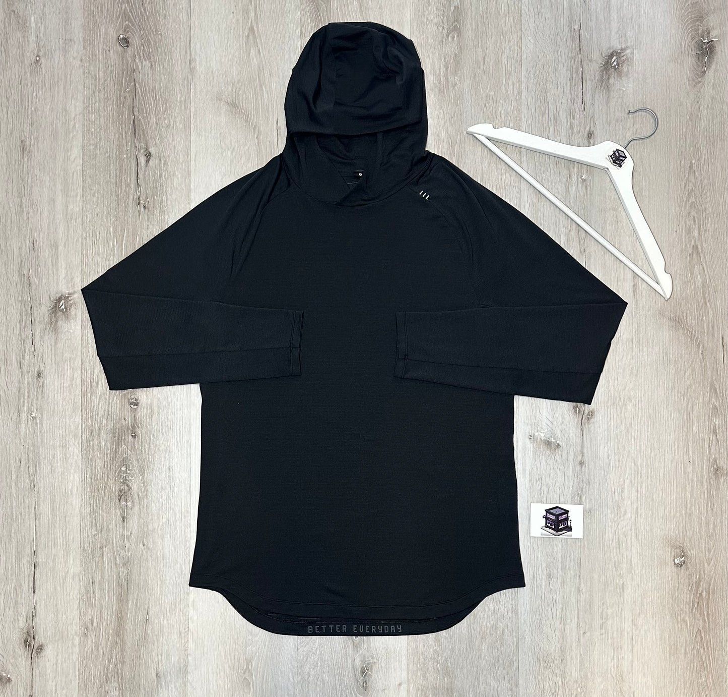 LULULEMON HOODIE TRACKSUIT BLACK SIZE LARGE