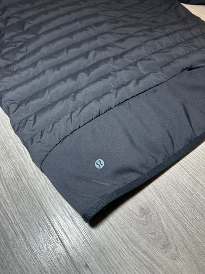 LULULEMON DOWN FOR IT ALL TRACKSUIT BLACK SIZE MEDIUM