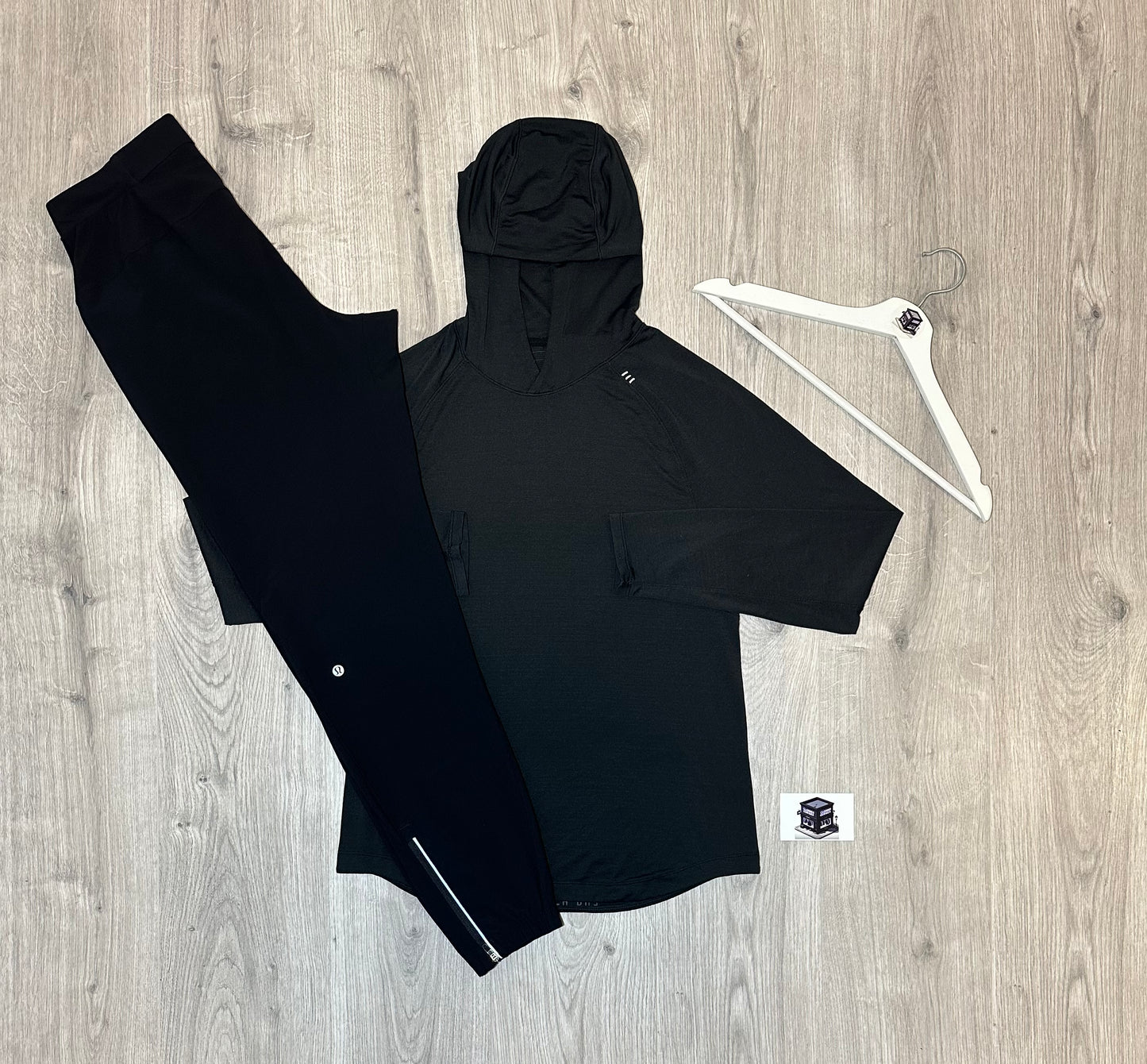 LULULEMON HOODIE TRACKSUIT BLACK SIZE SMALL