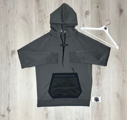 ON RUNNING TECH TRACKSUIT ECLIPSE SIZE MEDIUM PANTS & LARGE HOODIE