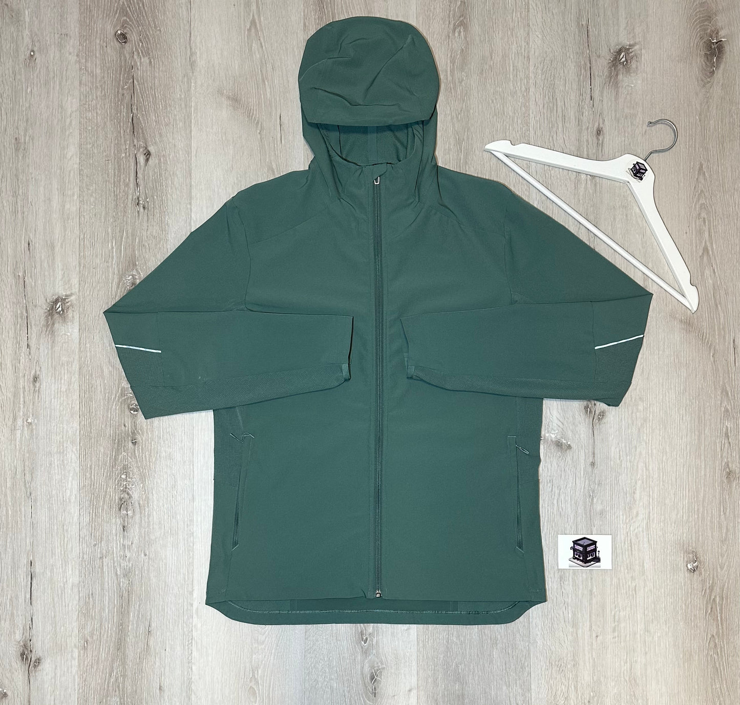 LULULEMON TRACKSUIT GREEN/GREY SIZE LARGE