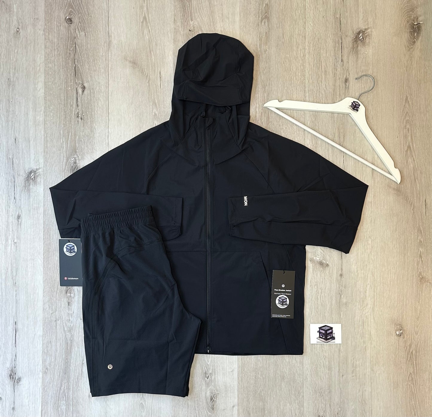LULULEMON PACE BREAKER SET BLACK