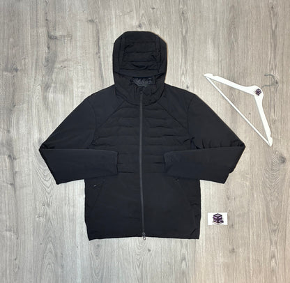 LULULEMON DOWN FOR IT ALL TRACKSUIT BLACK SIZE MEDIUM