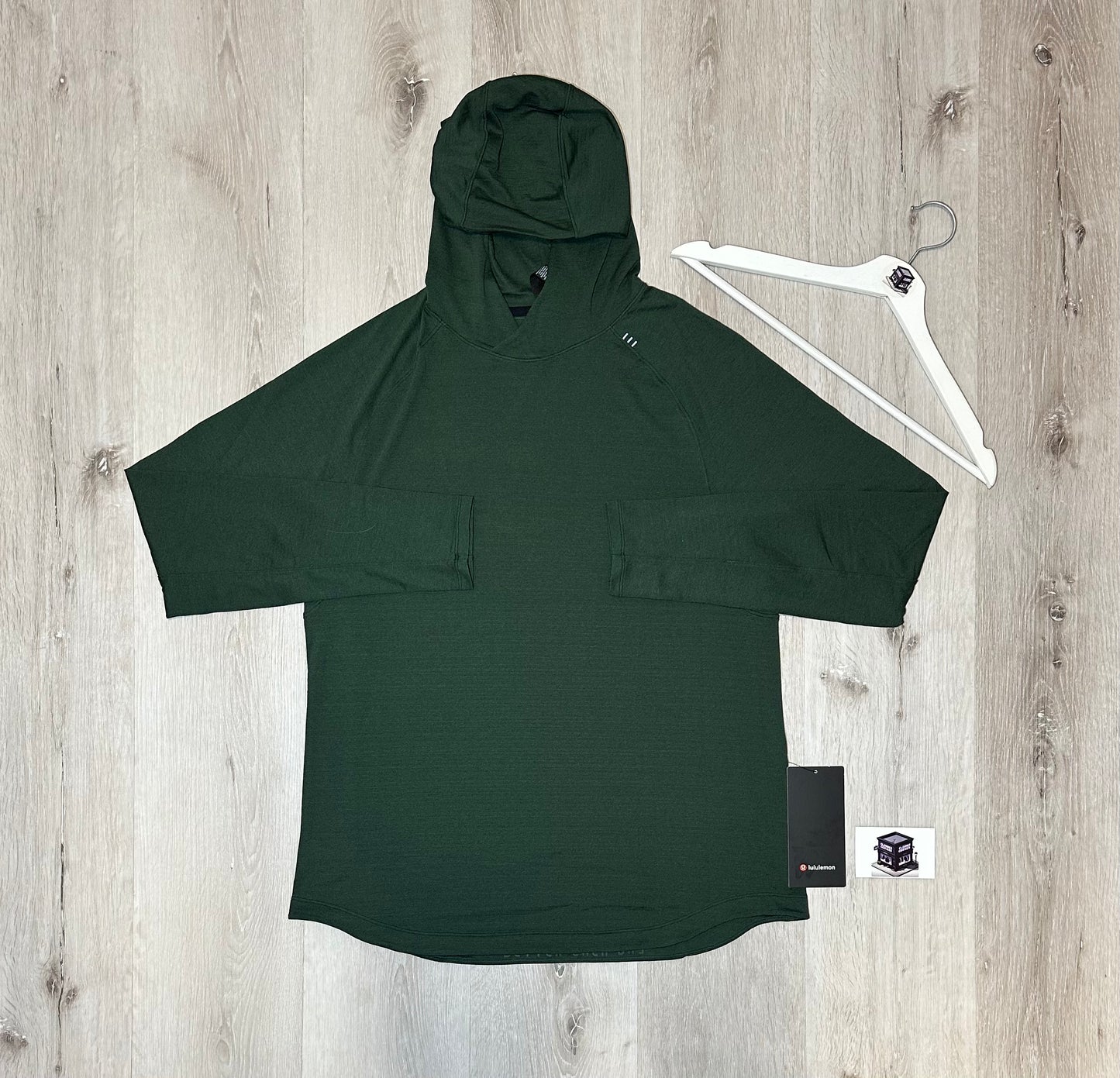 LULULEMON LICENSE TO TRAIN HOODIE RAINFOREST GREEN