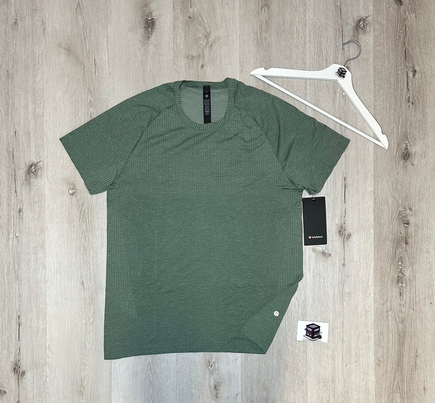 LULULEMON METAL VENT TECH T-SHIRT JADE GREY