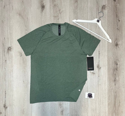 LULULEMON METAL VENT TECH T-SHIRT JADE GREY