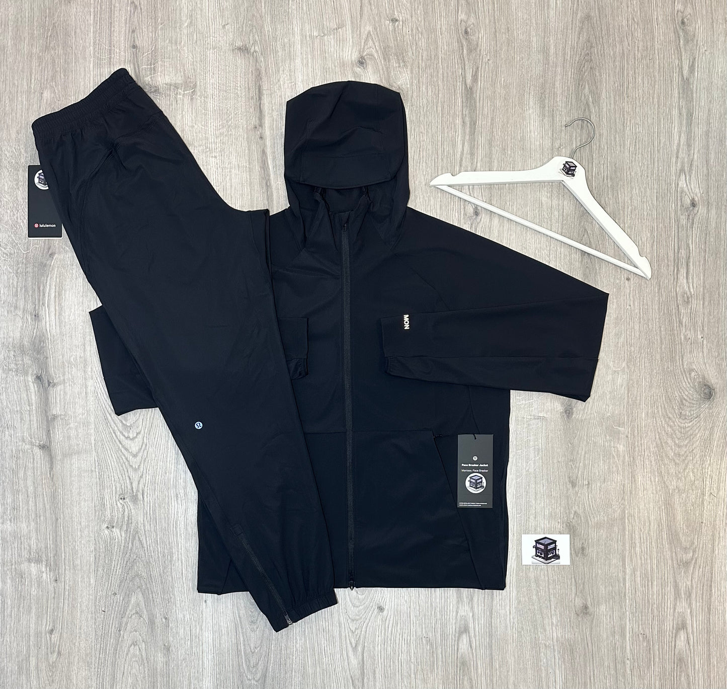 LULULEMON PACE BREAKER TRACKSUIT BLACK