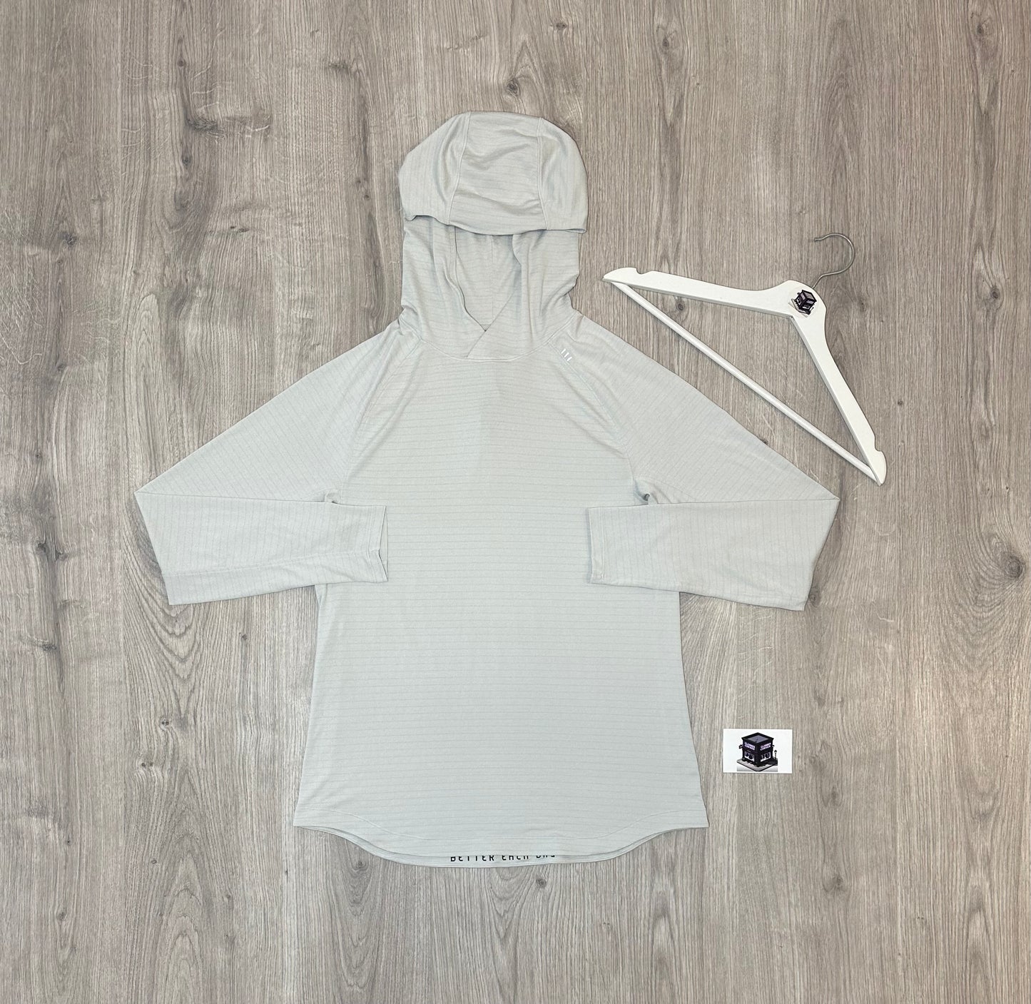 LULULEMON HOODIE TRACKSUIT WHITE/BLACK SIZE SMALL