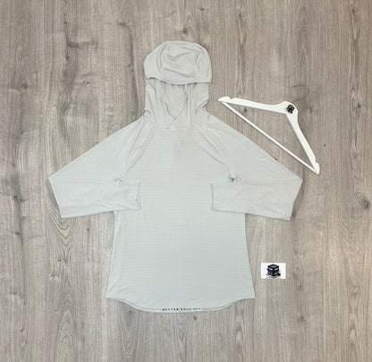 LULULEMON HOODIE TRACKSUIT WHITE/BLACK SIZE SMALL