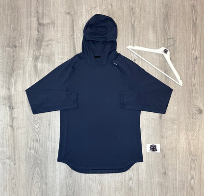 LULULEMON HOODIE TRACKSUIT NAVY/GREY SIZE MEDIUM