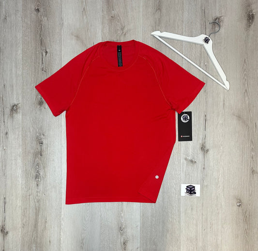 LULULEMON METAL VENT TECH T-SHIRT RED