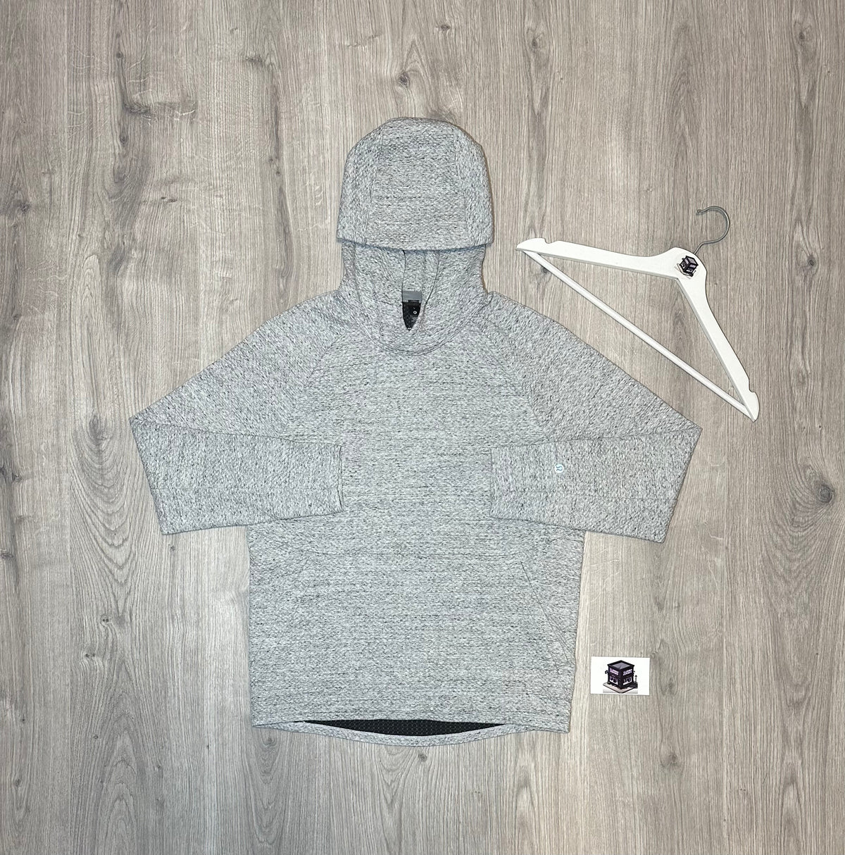 LULULEMON HOODIE TRACKSUIT LIGHT GREY/BLACK SIZE SMALL
