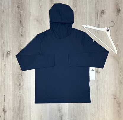 ALO CONQUER REFORM HOODIE NAVY