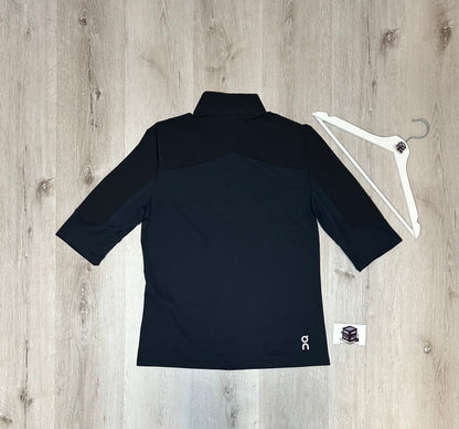 ON RUNNING TRACKSUIT BLACK/NAVY SIZE MEDIUM