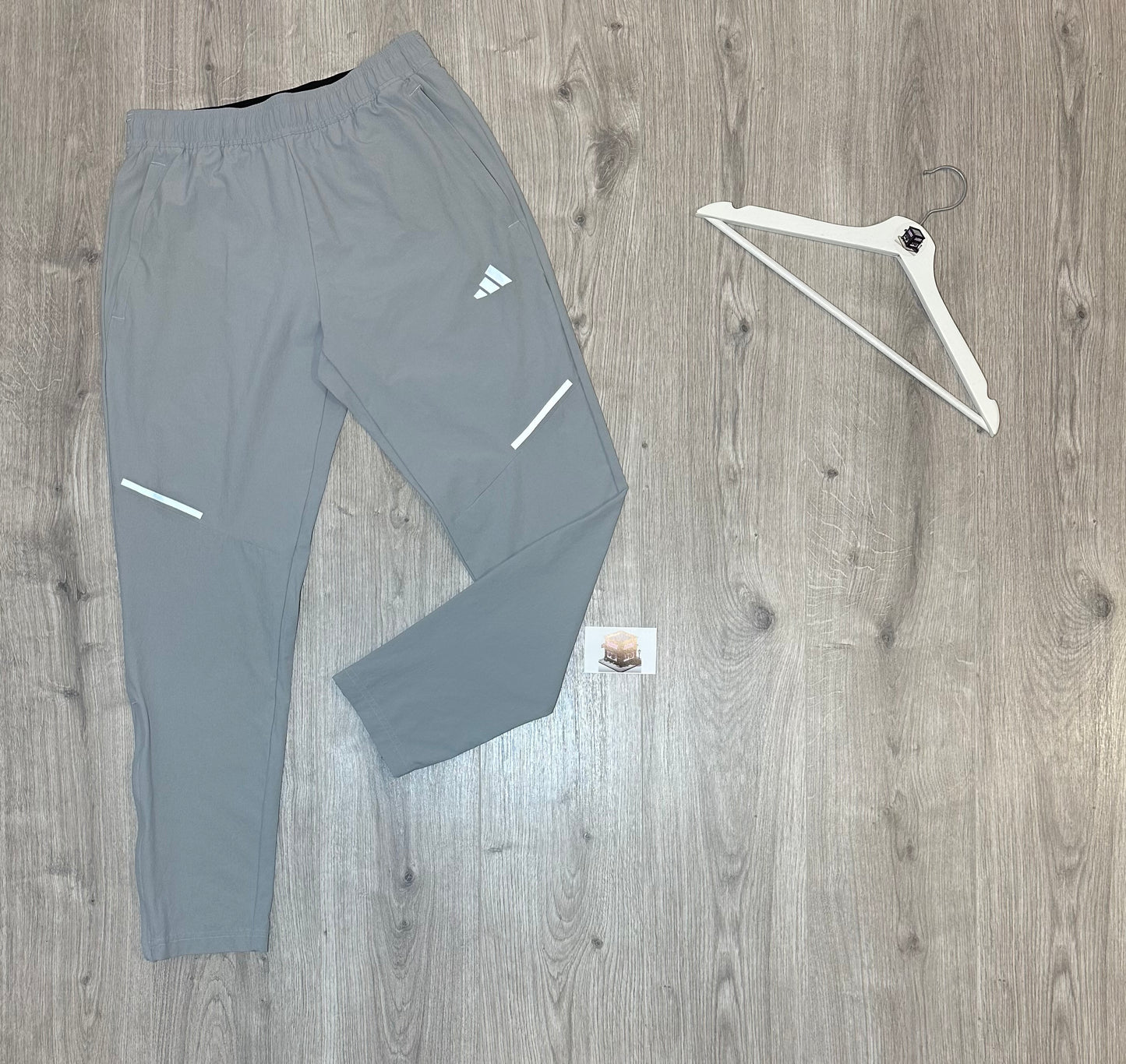 ADIDAS 3-PIECE TRACKSUIT GREY SIZE MEDIUM