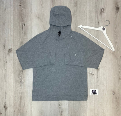 LULULEMON HOODIE TRACKSUIT GREY/BLACK SIZE LARGE