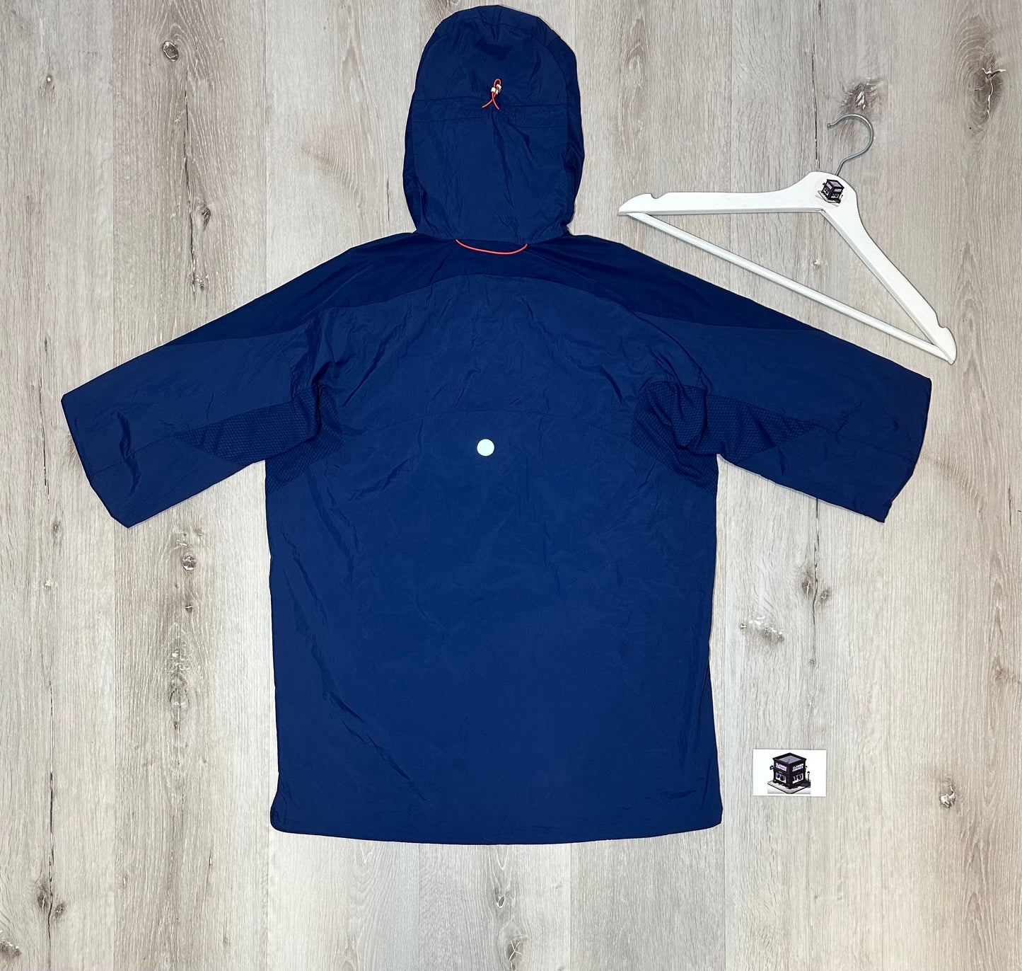 ASICS LITE SHOW TRACKSUIT NAVY SIZE MEDIUM