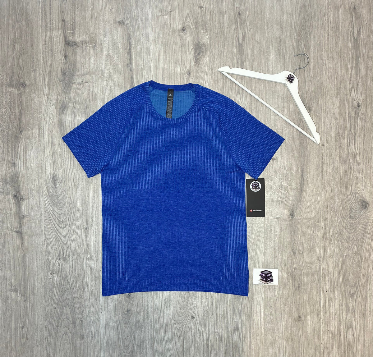 LULULEMON METAL VENT TECH T-SHIRT OCEAN WAVE